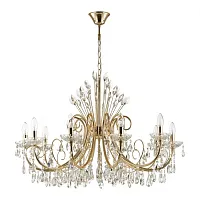 Люстра подвесная Versia 4977/10 Odeon Light без плафона на 10 ламп, основание золотое в стиле классический Люстра подвесная Versia 4977/10 Odeon Light без плафона на 10 ламп, основание золотое в стиле классический
